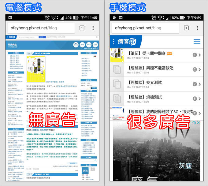 【部落格實戰】521 | 痞客邦「手機板」模式廣告太多？ 我