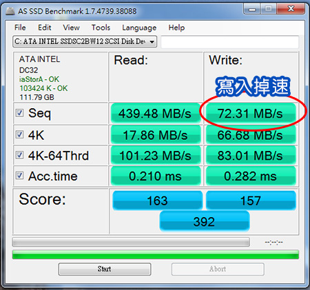 ssd掉速