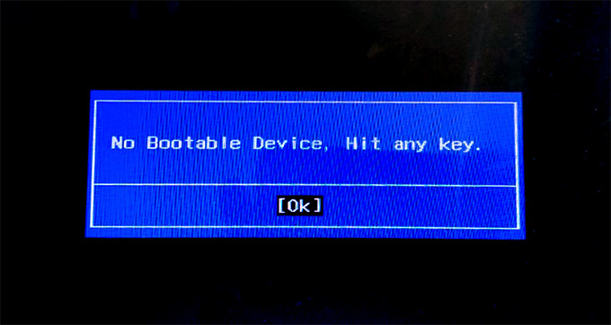 【網友詢問】七年的筆電，顯示「No Bootable Dev