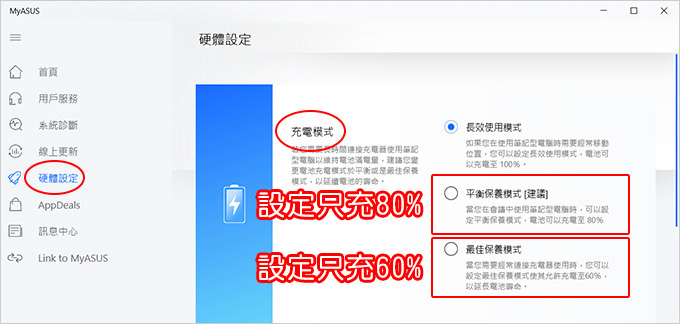 【華碩筆電充電問題】充電只能充到66%，無法充滿，這是什麼問